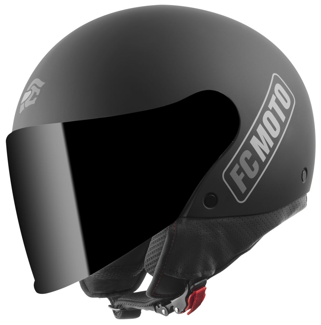 FC-Moto Square-RS Jet hjelm sort mat/grå M Figur 2