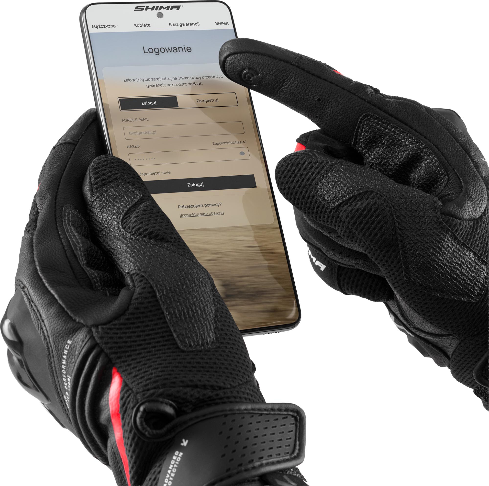 SHIMA Spark 3.0 Motorradhandschuhe schwarz/rot XL Abbildung 15