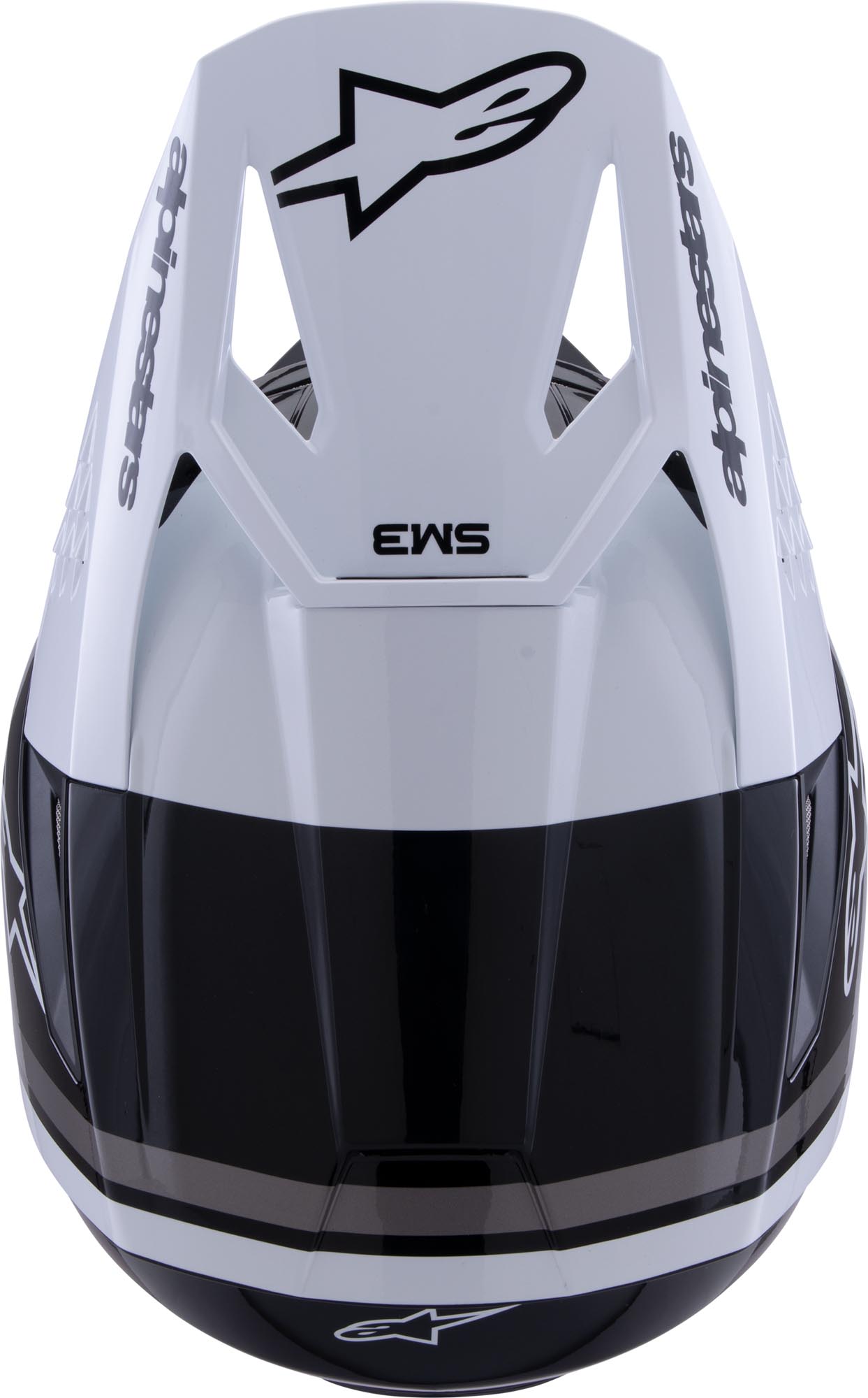 Alpinestars S-M3 Radium Cască de motocross Negru/Alb/Gri L (59/60) Figura 3