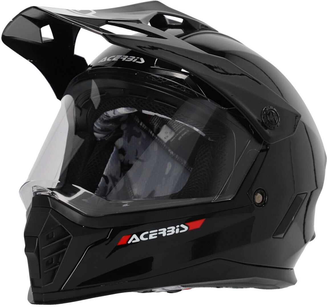 Acerbis Rider Solid Casco de motocross juvenil negro Y/XL (53/54) Figura 1