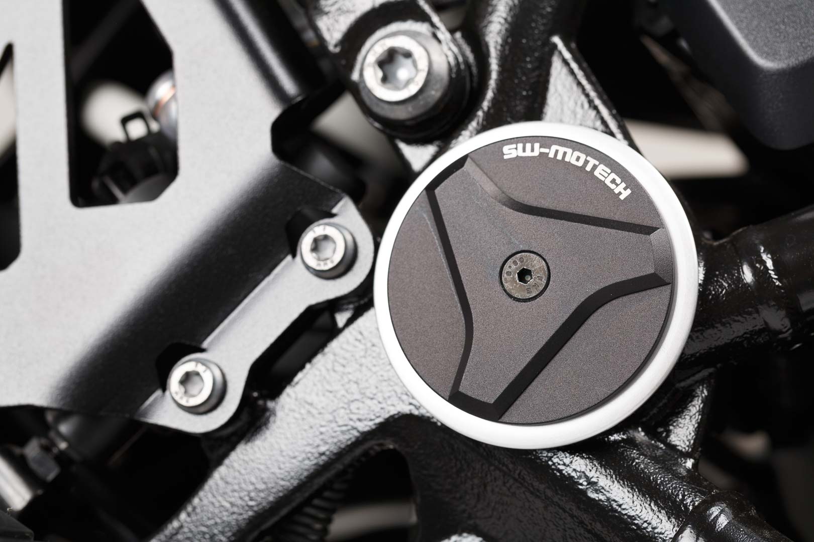 Set de șapcă SW-Motech - Negru. BMW R1200GS, R1200/1250RT, R1250GS. Figura 1