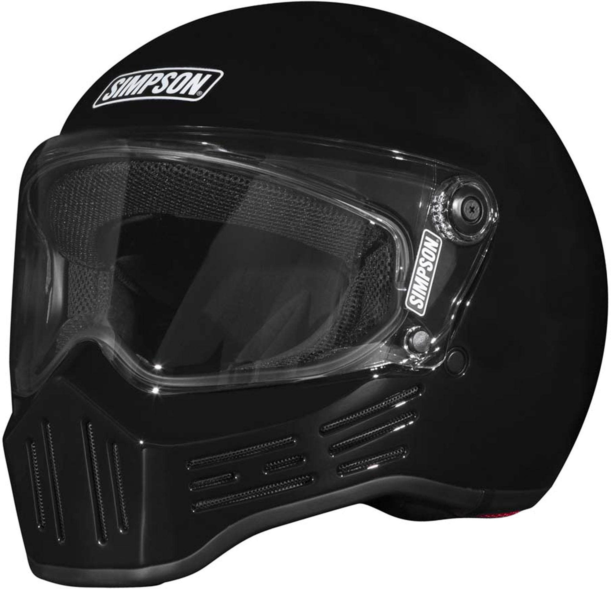 Simpson M30 Motorhelm Zwart 2XL Figuur 1