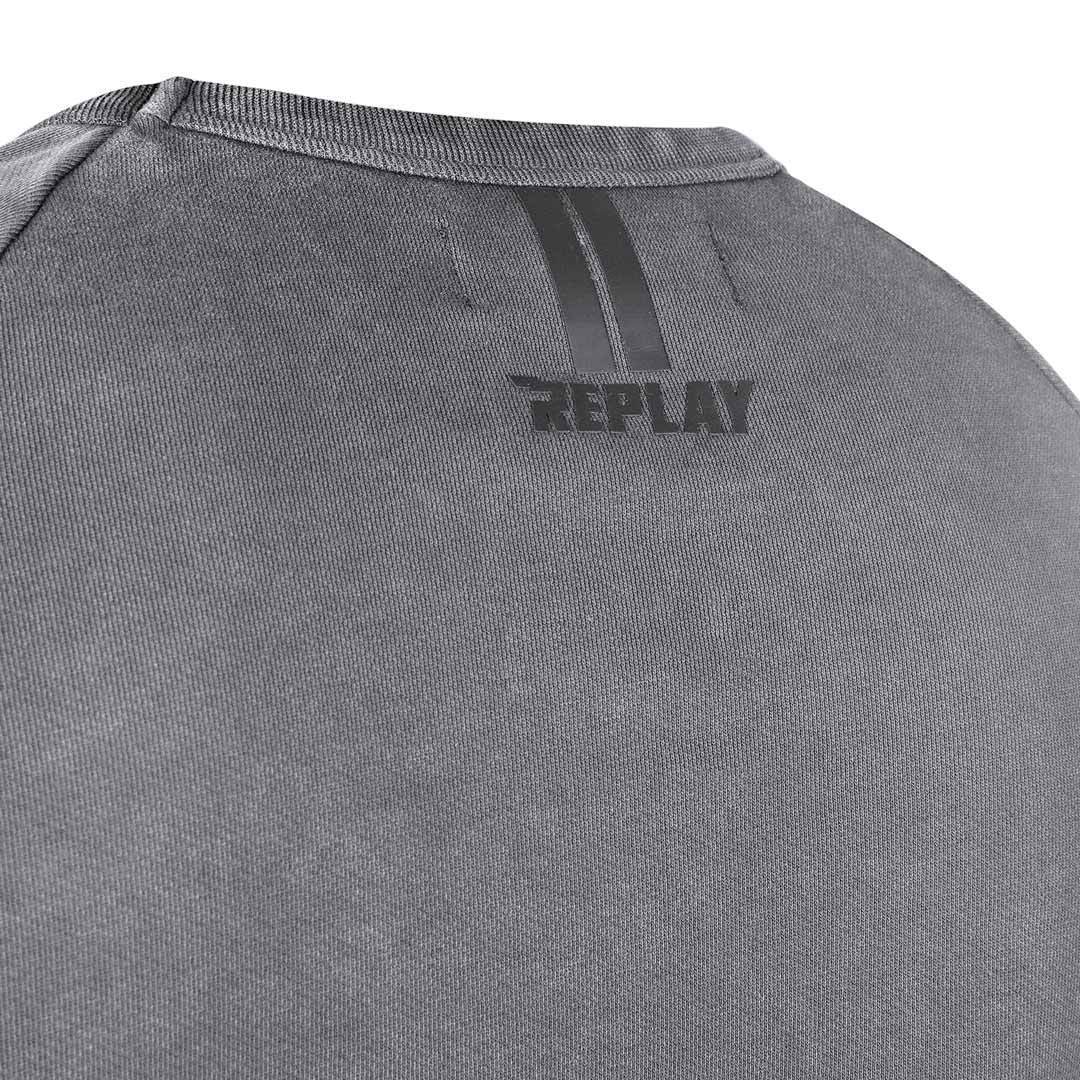 Replay Classic Sweater hellgrau S Abbildung 5