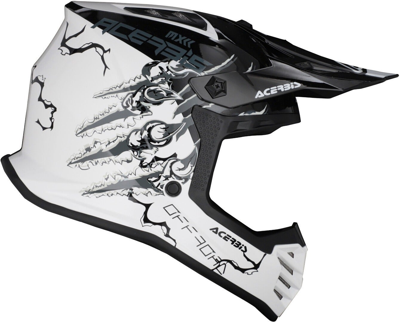 Acerbis Profile Rex Kids Motocross Helm weiß/schwarz Y/M (49/50) Abbildung 7