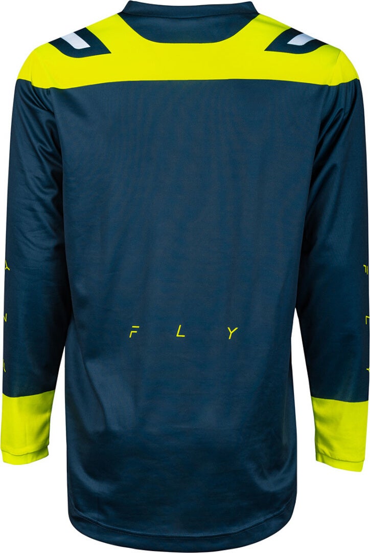 Fly Racing F-16 2024 Motocross trøje blå/neon-gul M Figur 2