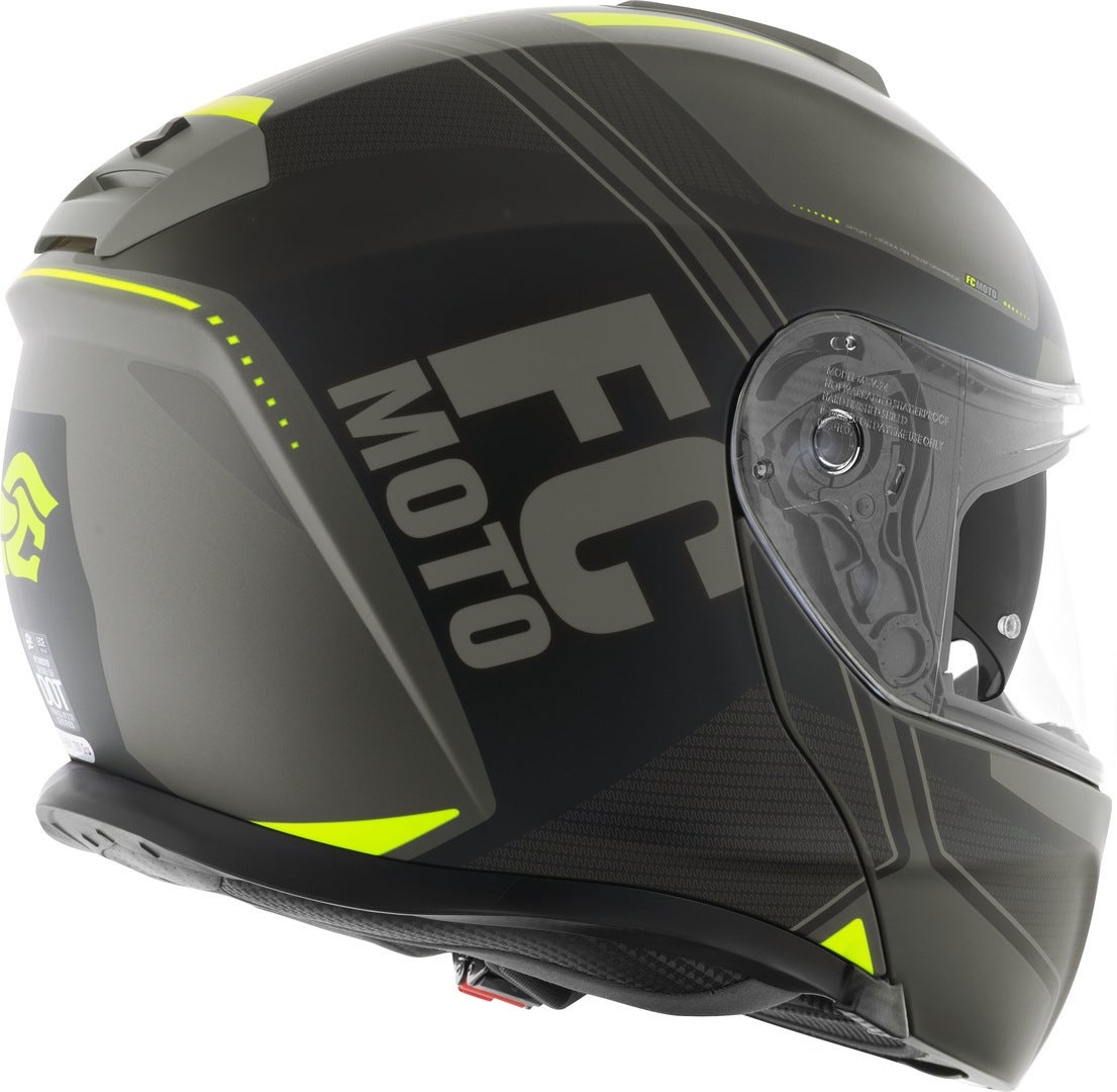 FC-Moto Novo Circuit Hjelm sort/grå/gul L (59/60) Figur 4