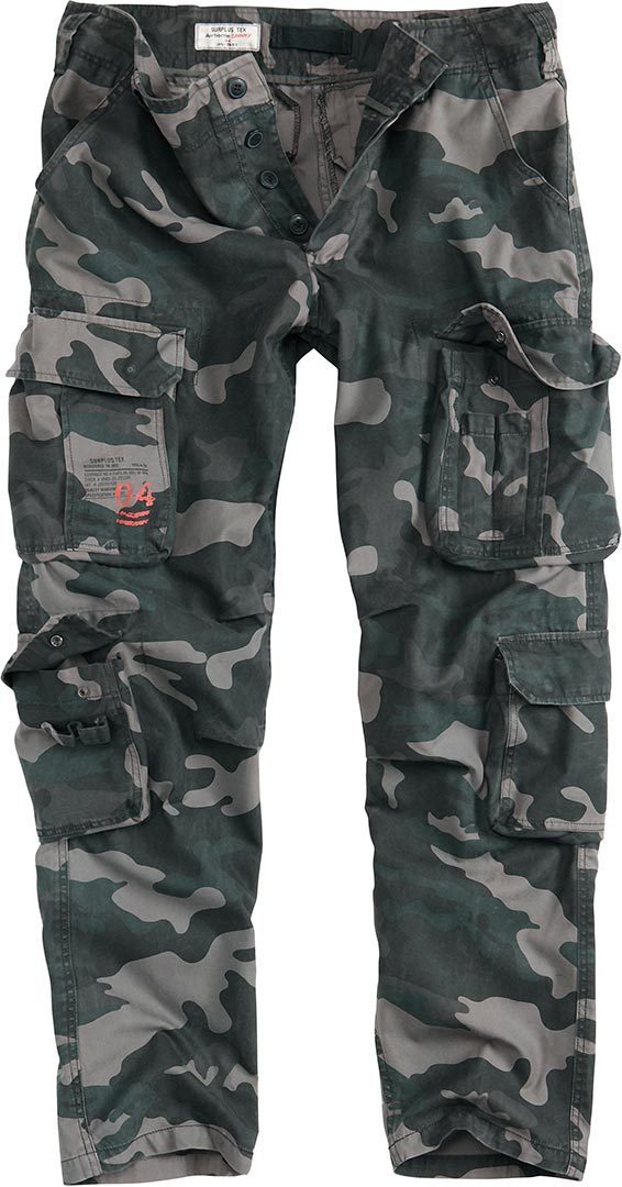 Surplus Airborne Slimmy Hose schwarz camouflage L Abbildung 1