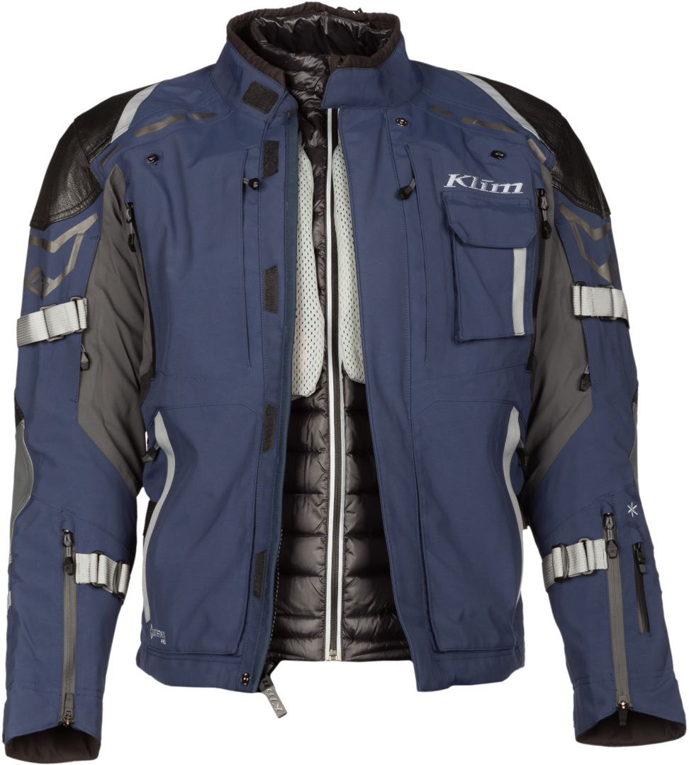 Klim Kodiak Motorcycle Textile Jacket blue/grey 50 Figure 2