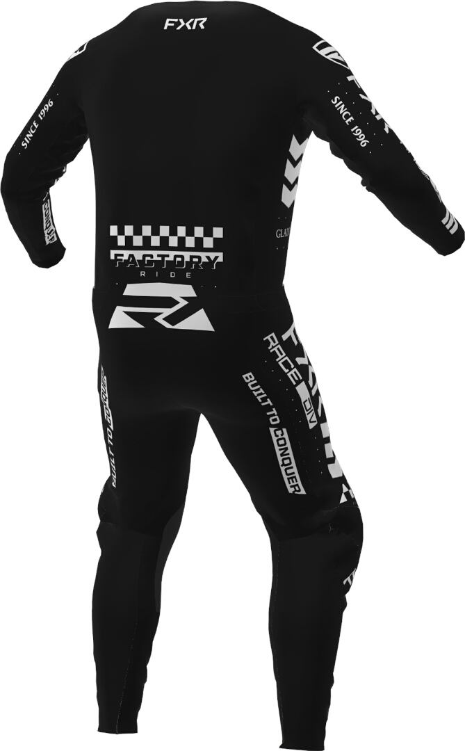 FXR Podium Gladiator 2023 Motocross Pants black/white 34 Figure 4