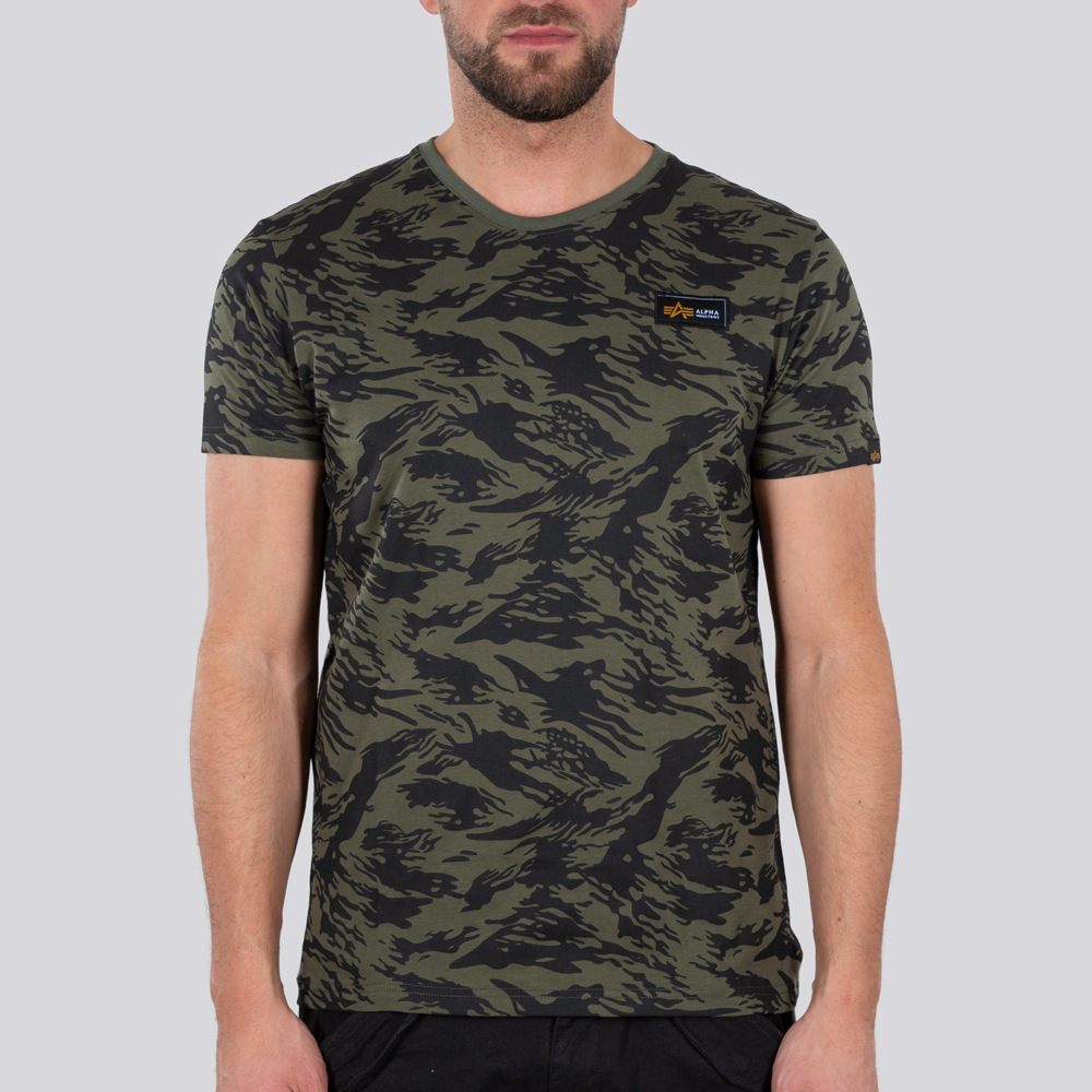 Alpha Industries Tactical Camo T Brushstroke Tricou S Figura 1