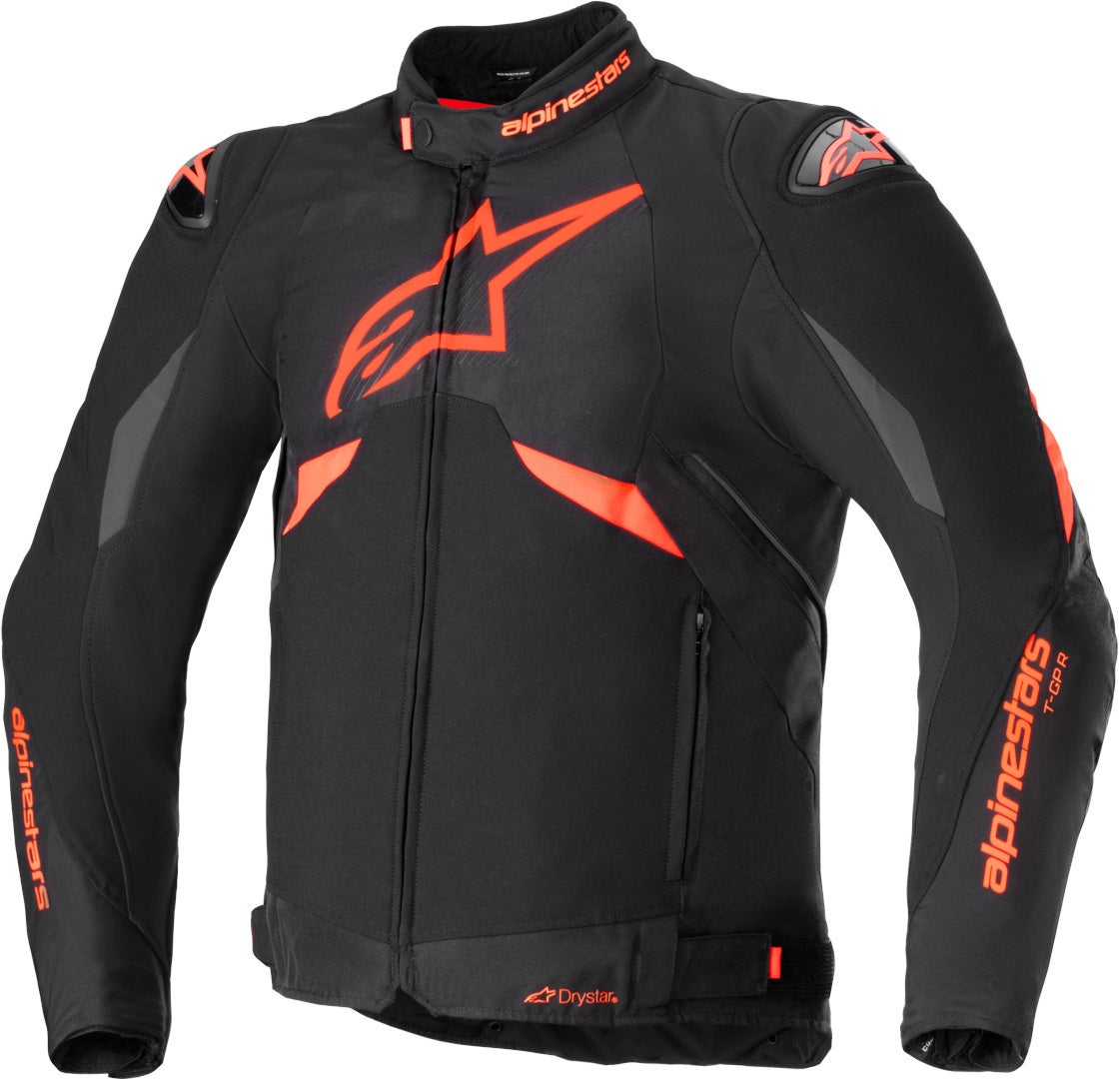 Alpinestars T-GP R V3 Drystar waterproof Motorcycle Textile Jacket black/red/white 4XL Figure 1