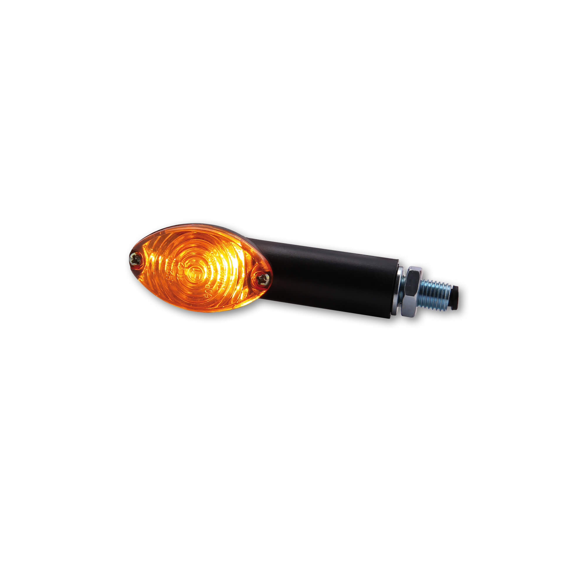 SHIN YO Mini Blinker CATEYE, lang negru Galben Figura 3