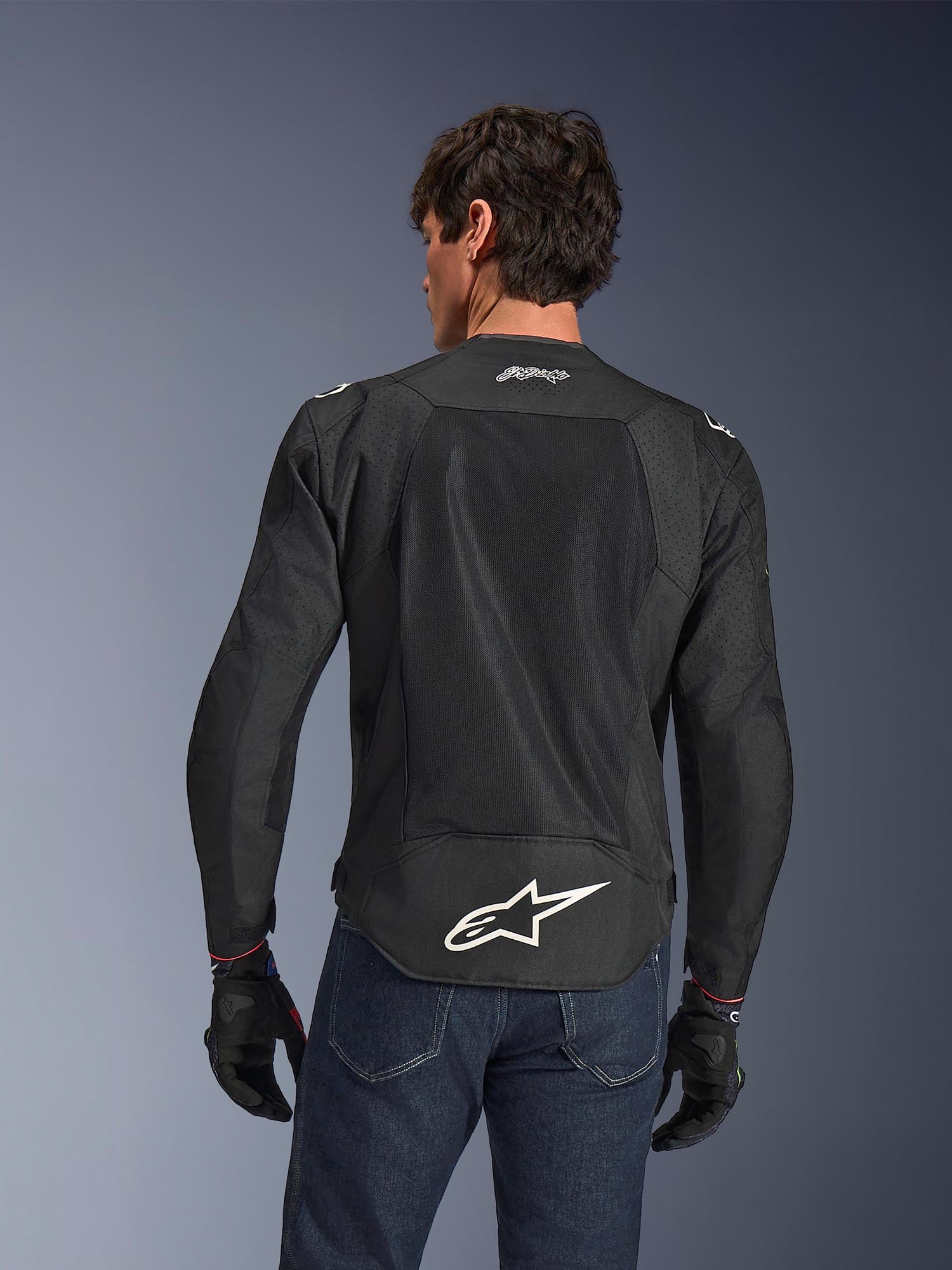 Alpinestars FQ20 T-SPS Air V2 Monster Motorcycle Textile Jacket black/white 3XL Figure 5