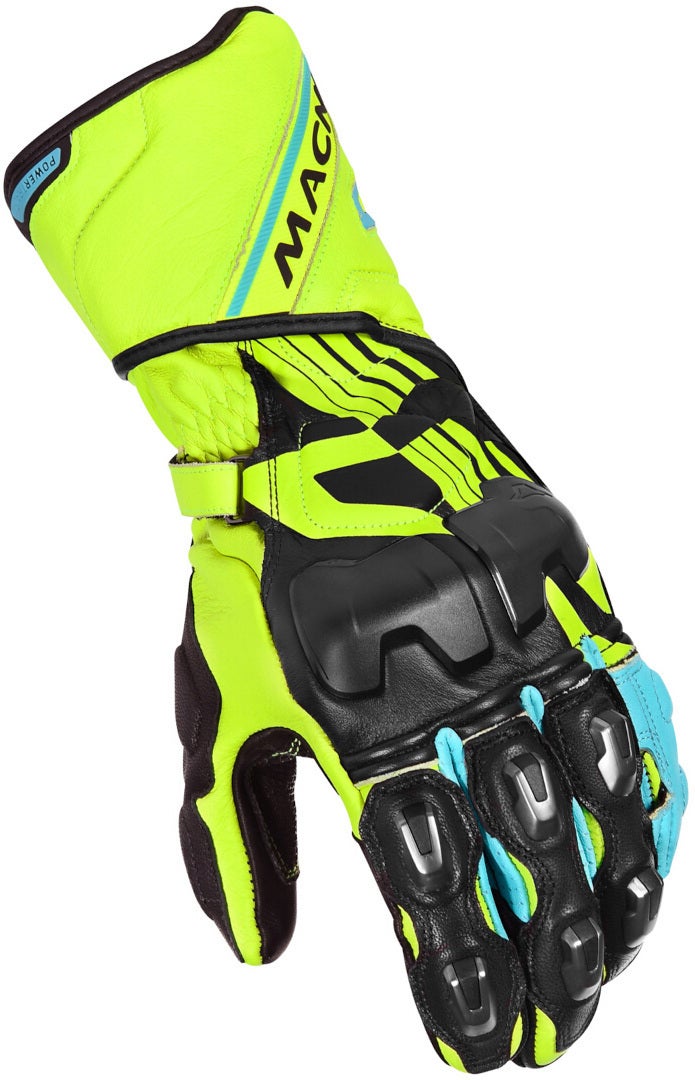 Macna Powertrack Motorcykel handsker gul/sort M Figur 1