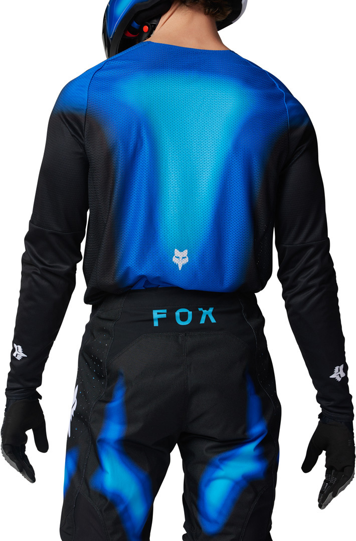 FOX 360 Volatile Motokrosový dres černá/modrá L Obrázek 2