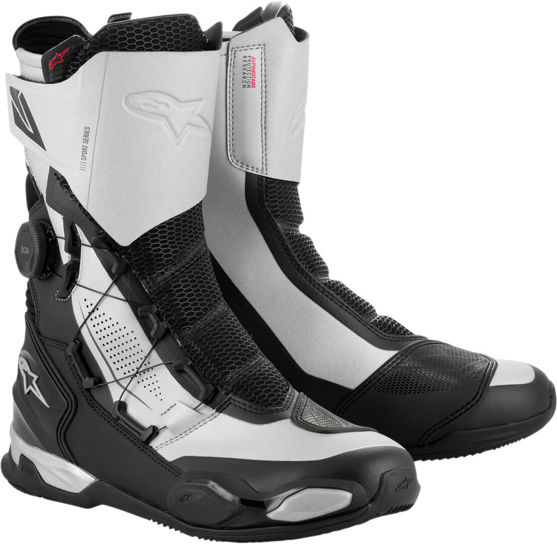 Alpinestars SP-X Boa Motorcycle Boots black/silver 37 Figure 1