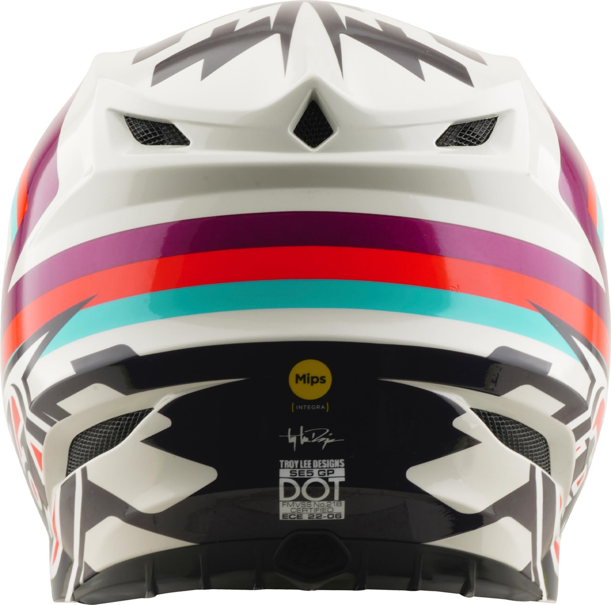 Troy Lee Designs SE5 Polycarbonate MIPS Dash Motocross Helmet purple/white XXL (62/63) Figure 5
