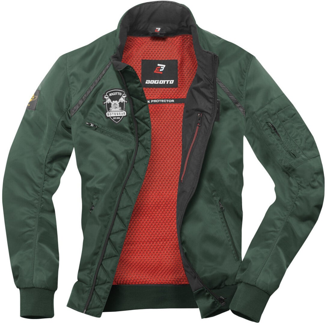 Bogotto Boston Motorrad Textiljacke dunkelgrün XL Abbildung 4