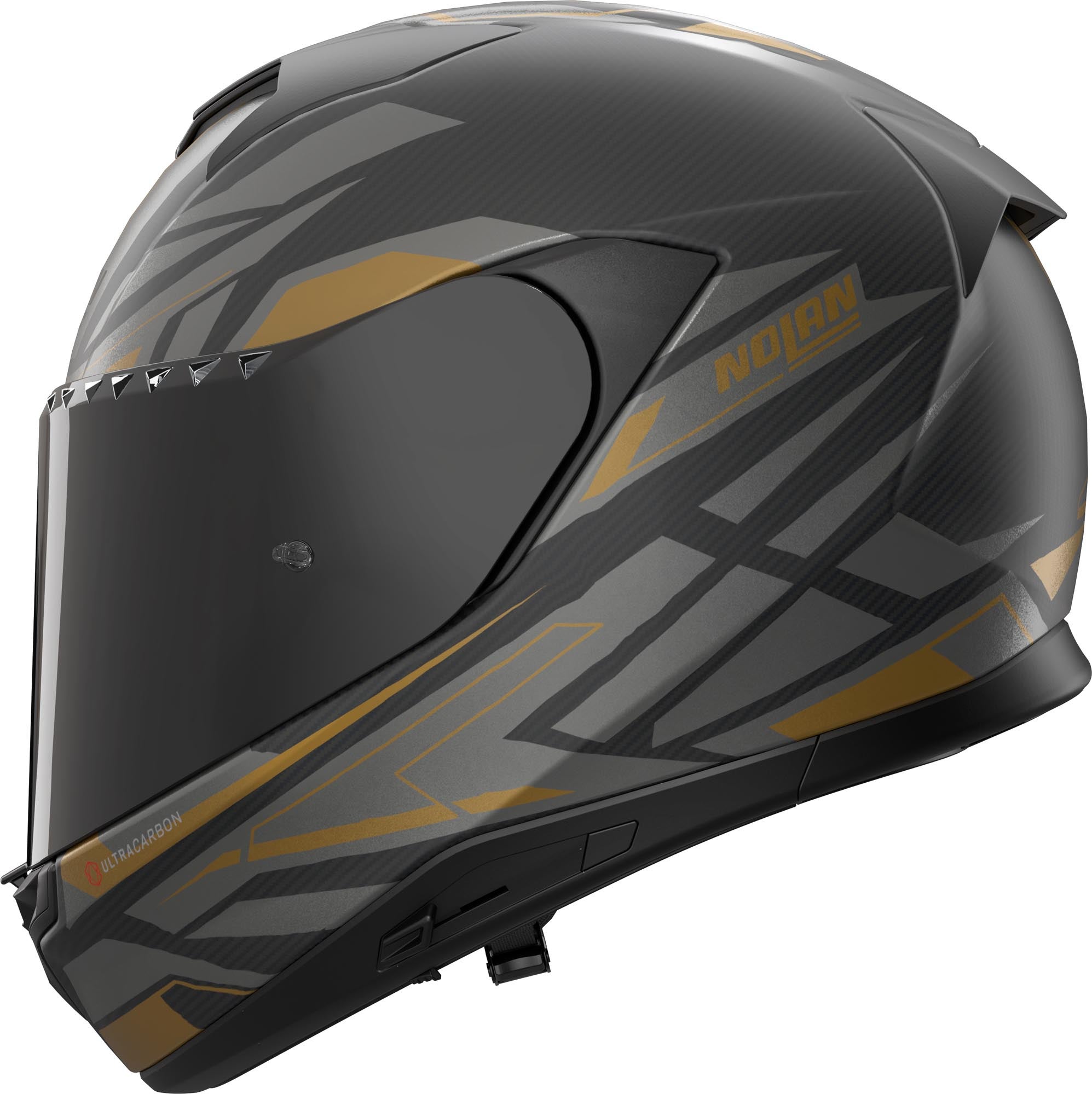 Nolan X-904 Ultra Carbon Rombo I-ESS Casque Noir/Or M (58) Figure 5