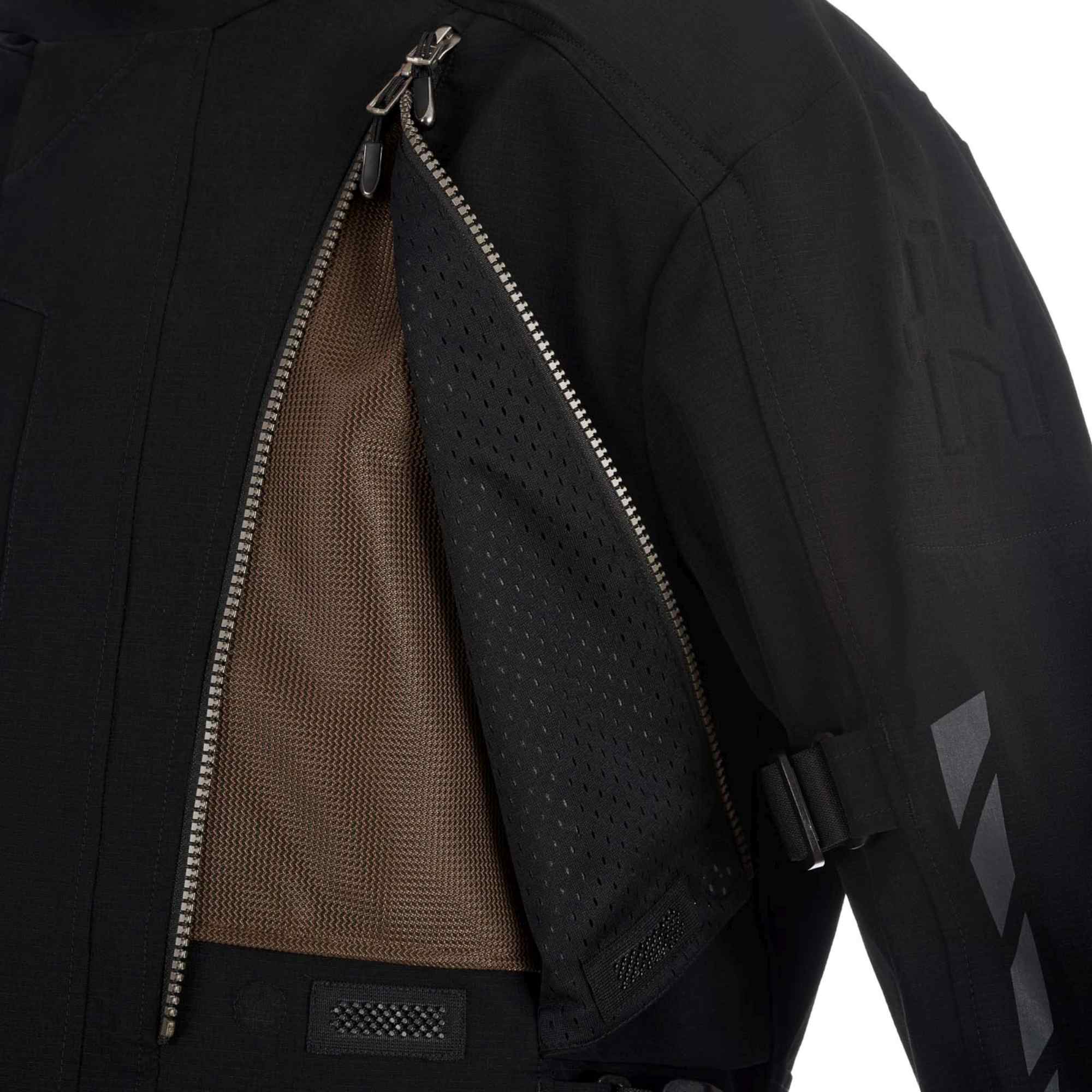 Halvarssons Vinvallen wasserdichte Motorrad Textil Jacke schwarz 62 Abbildung 5