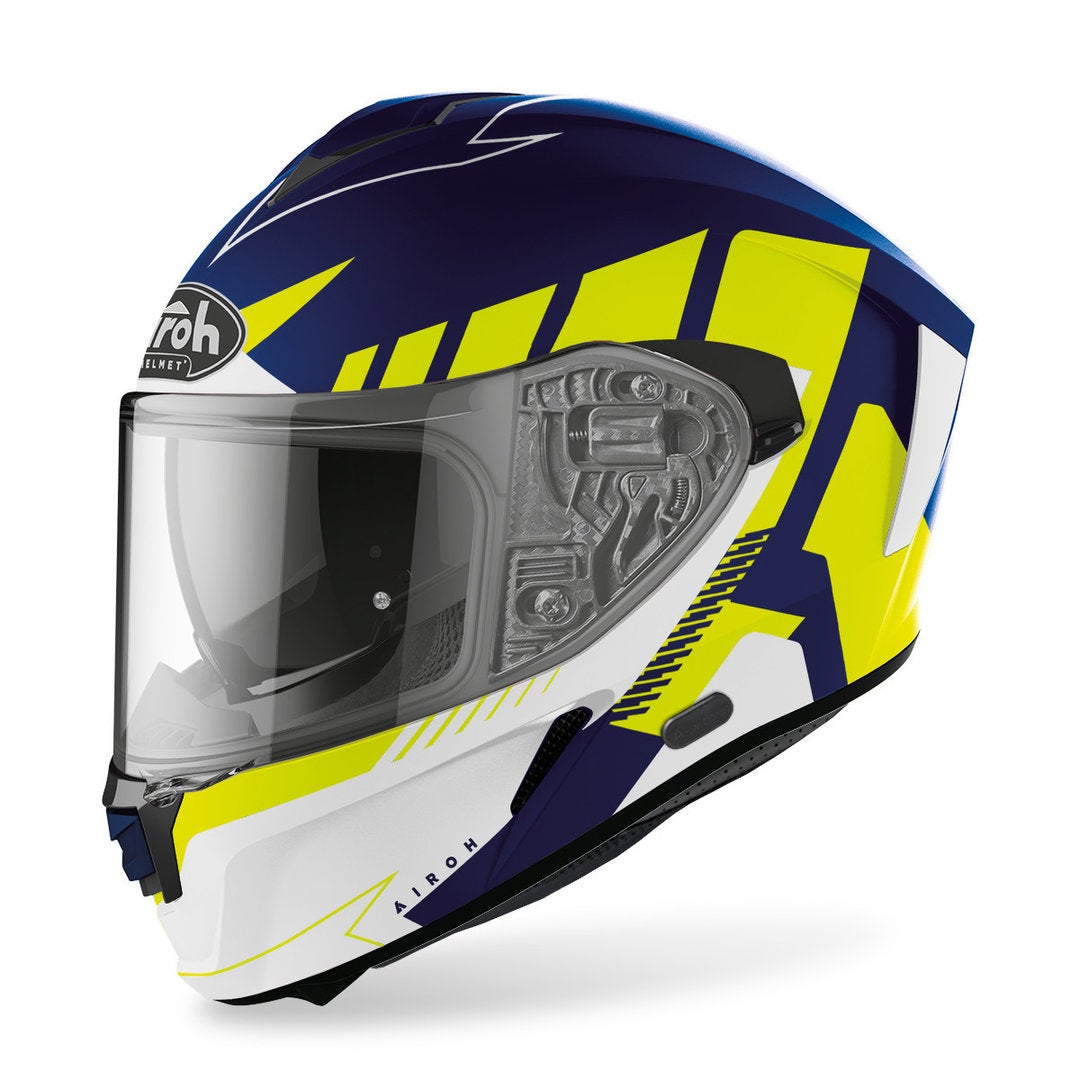 Airoh Spark Rise Helm blau/gelb S (55/56) Abbildung 1