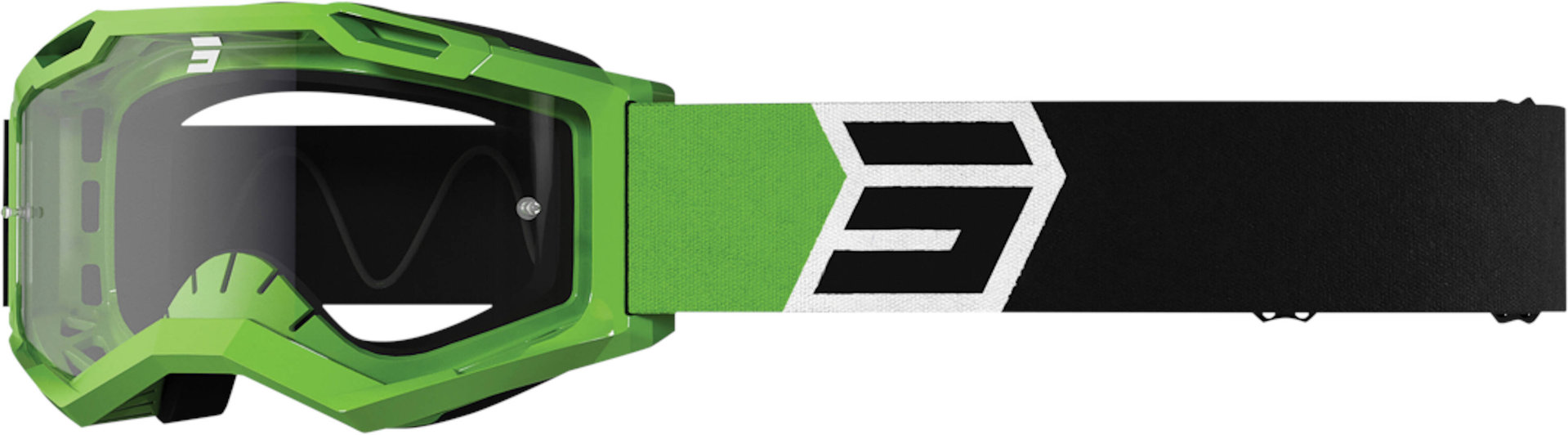 Shot Assault 2.0 Solar Ochelari de motocross verde/negru Figura 1