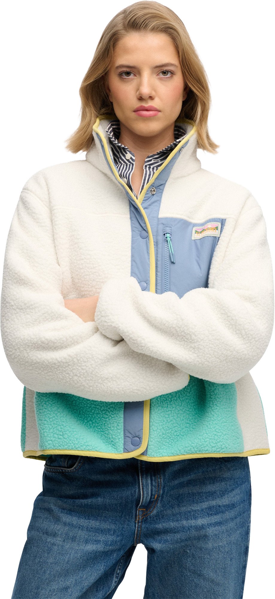Superdry & Co Dames Fleece Jas 8 Figuur 2