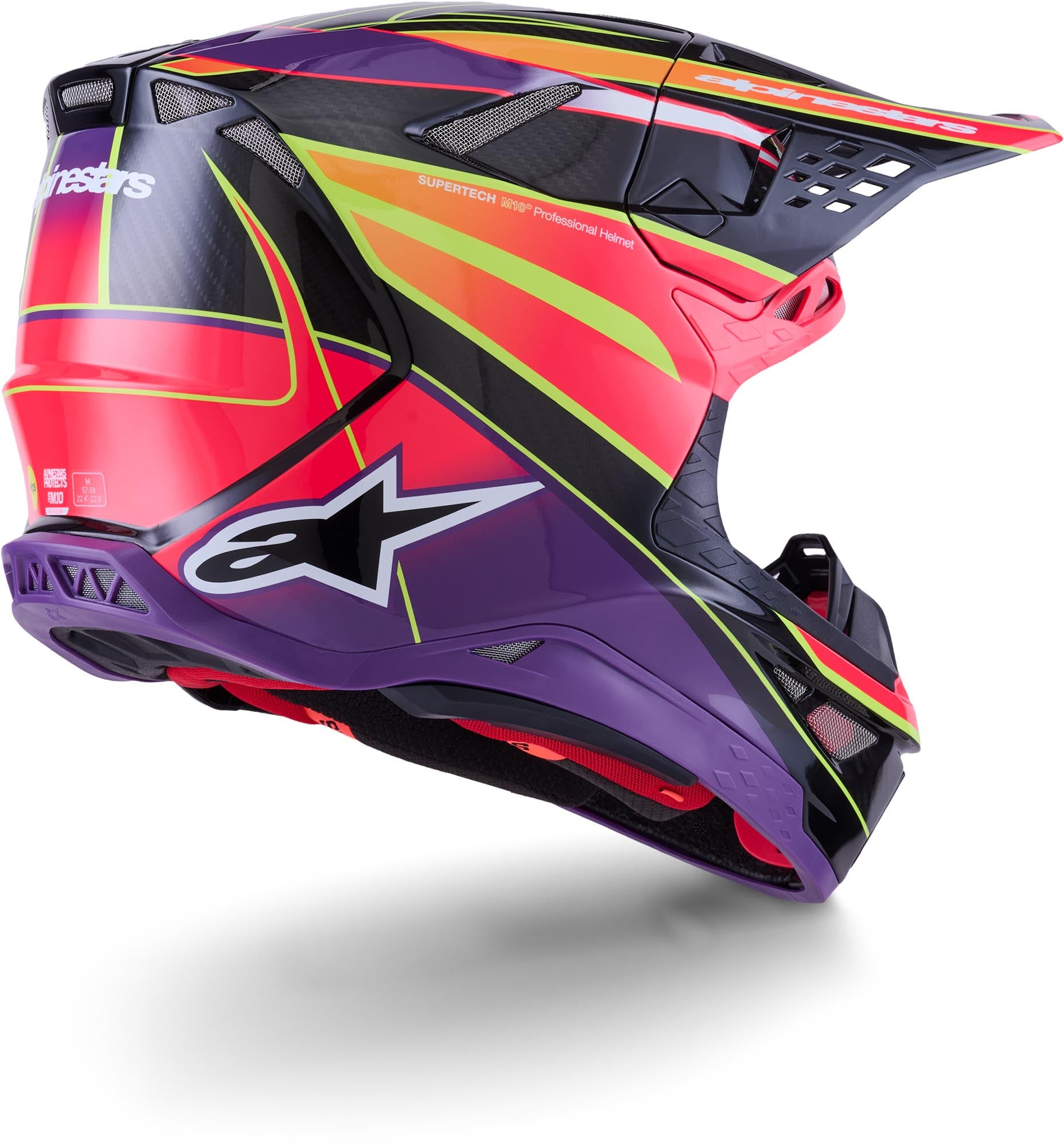 Alpinestars Supertech S-M10 Era 2025 Casque de motocross Multicolores M (57/58) Figure 7