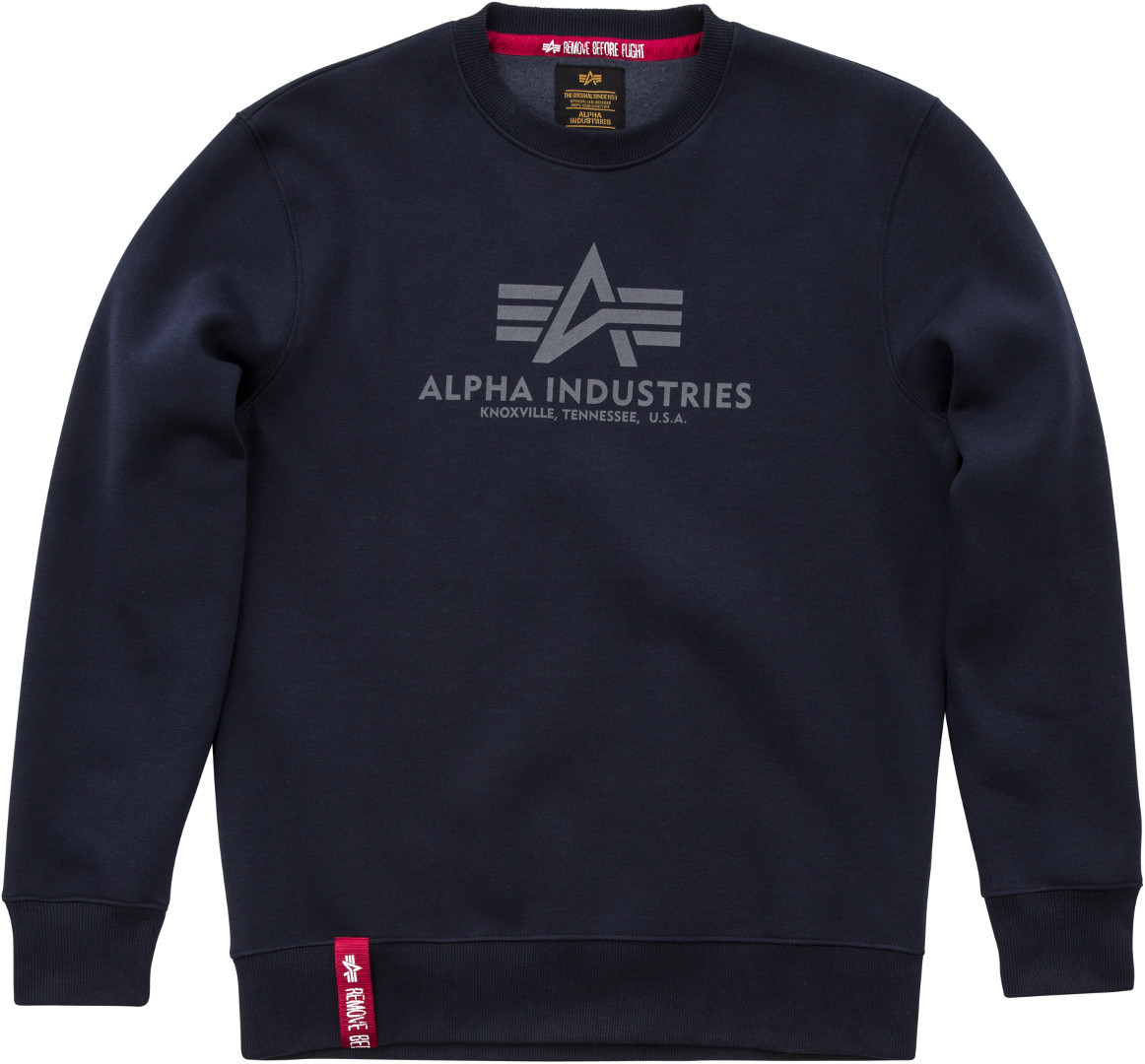 Alpha Industries Basic Camisola azul/cinza XXL Figura 1
