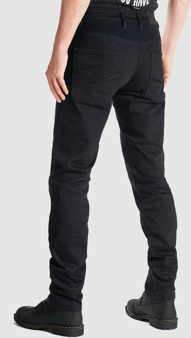 Pando Moto Karl Cor Motorcykel Jeans Sort 36 L32 Figur 4