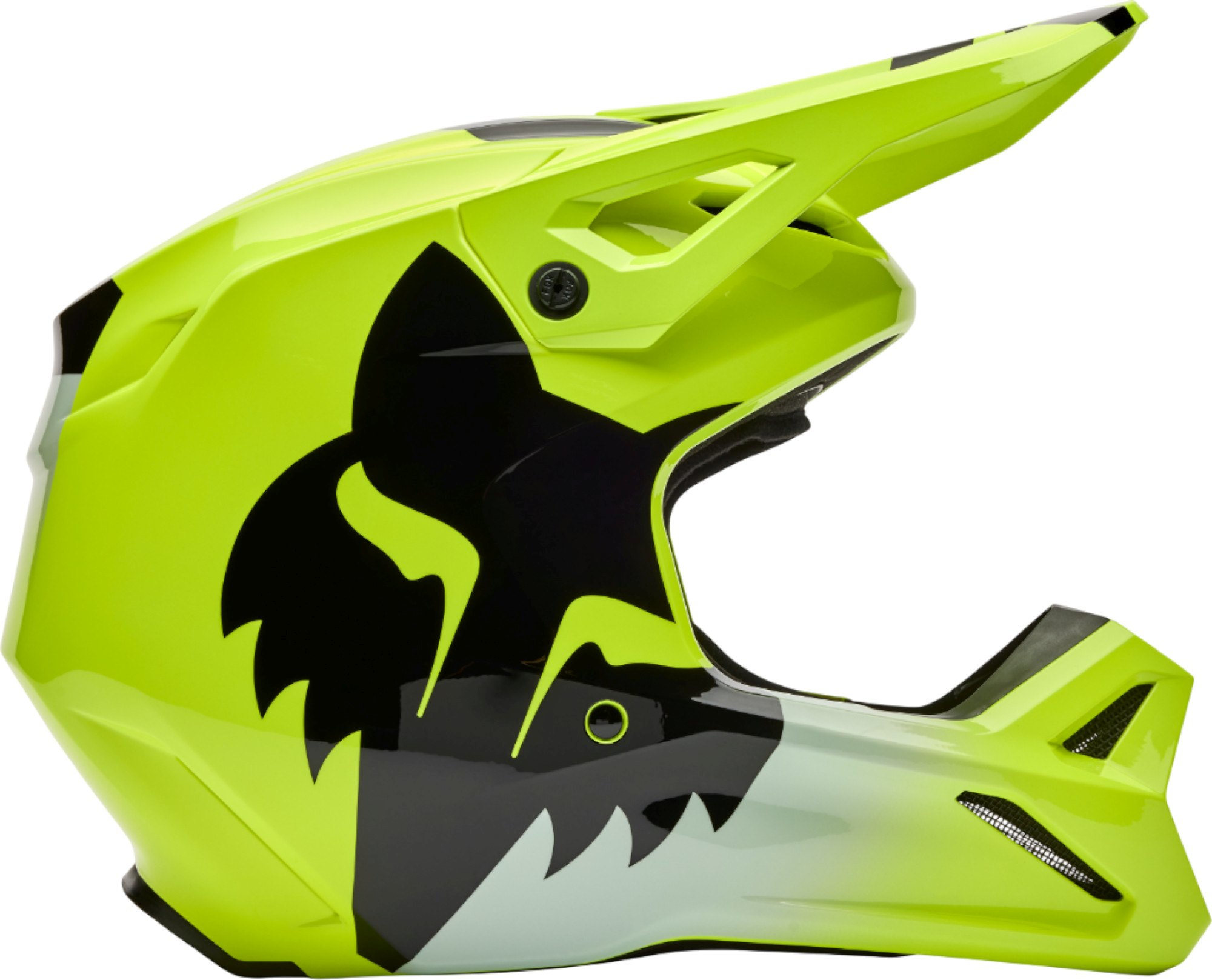 FOX V1 Shield Casco da motocross giallo M (57/58) Figura 2