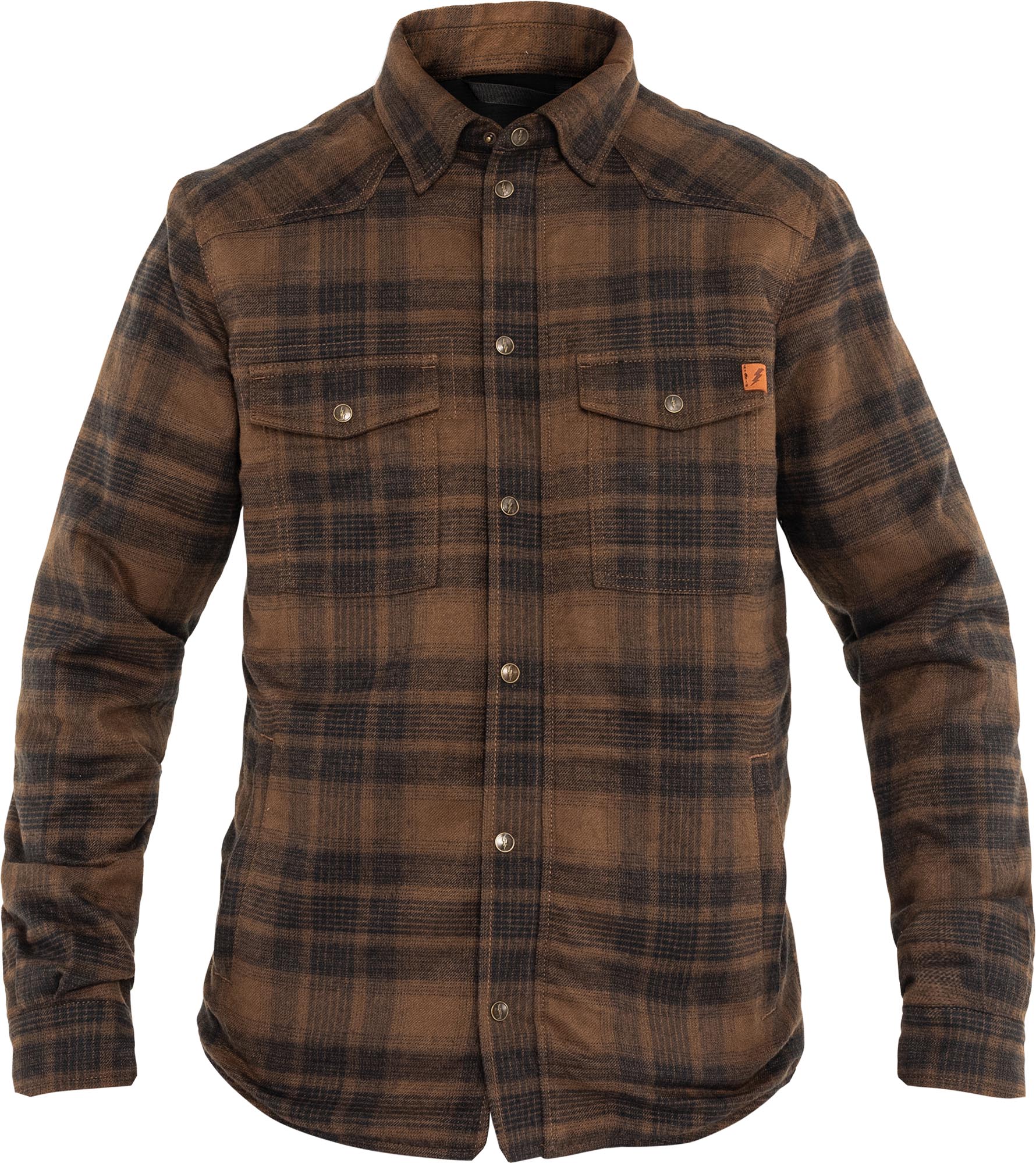 John Doe Motoshirt Hemd braun L Abbildung 1