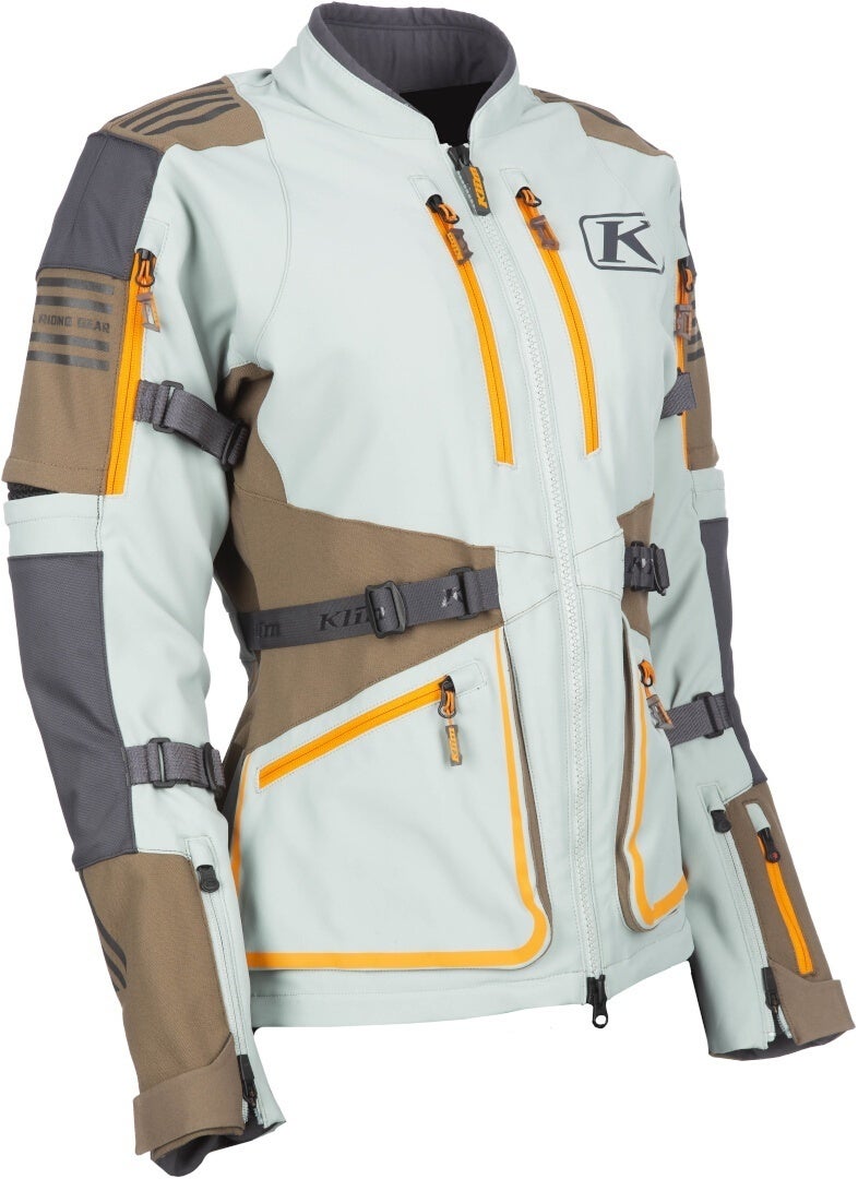 Klim Sedona Enduro Mesh Damer Motorcykel Textil Jacka grå/brun XXL Figur 4