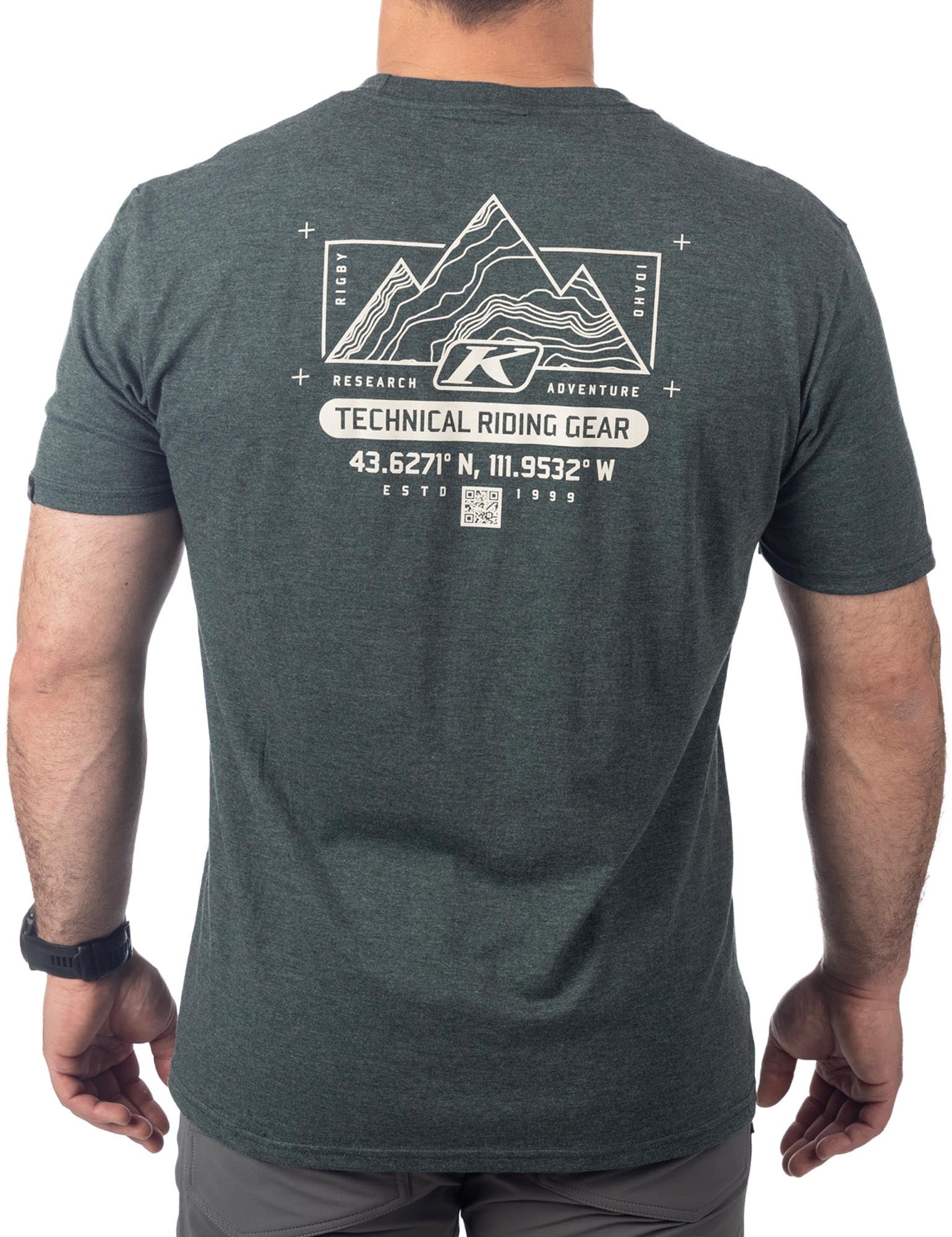 Klim Destination Tri-Blend T-shirt Vert 2XL Figure 2