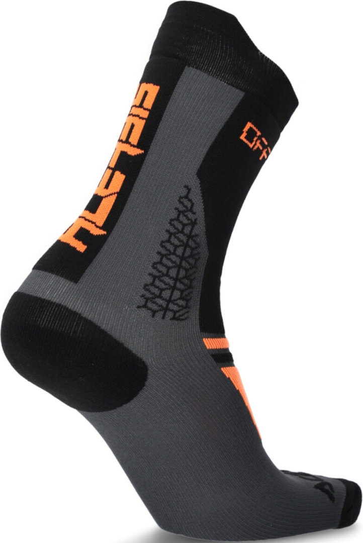 Acerbis MTB Track Cykel Sokker sort/orange XXL Figur 3