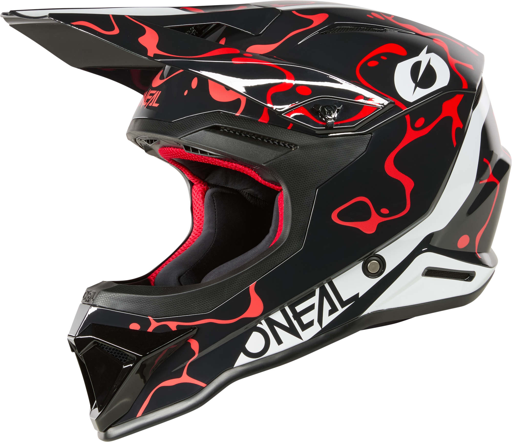 Oneal 1SRS SPLASH Motocross-kypärä musta/punainen XL (61/62) Kuva 2
