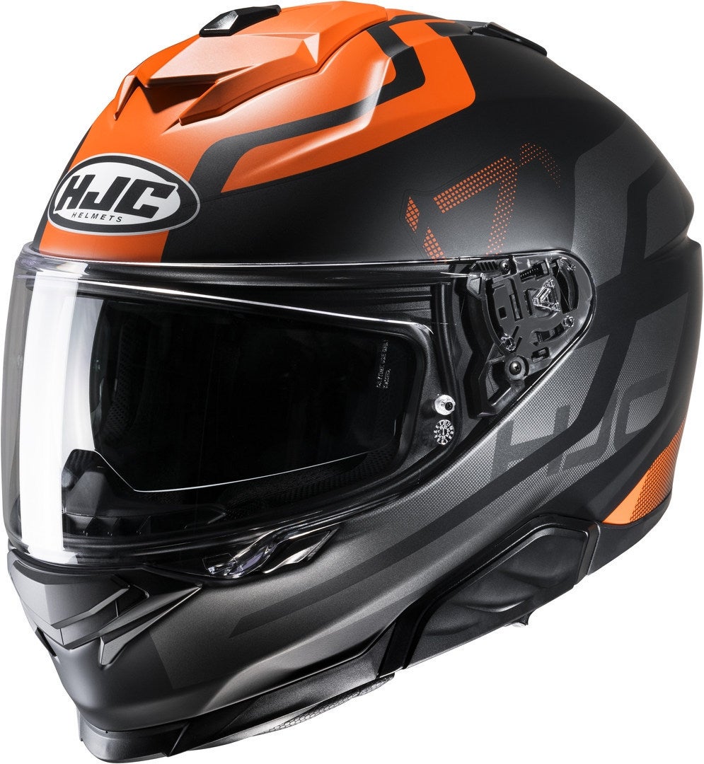 HJC i71 Enta Hjelm sort/orange M (57/58) Figur 1