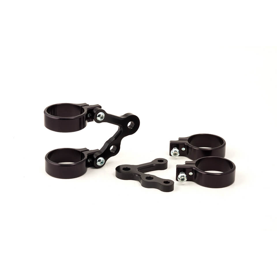 LSL Lampenhalter With turn signal mount, extra short 43 mm Figure 1