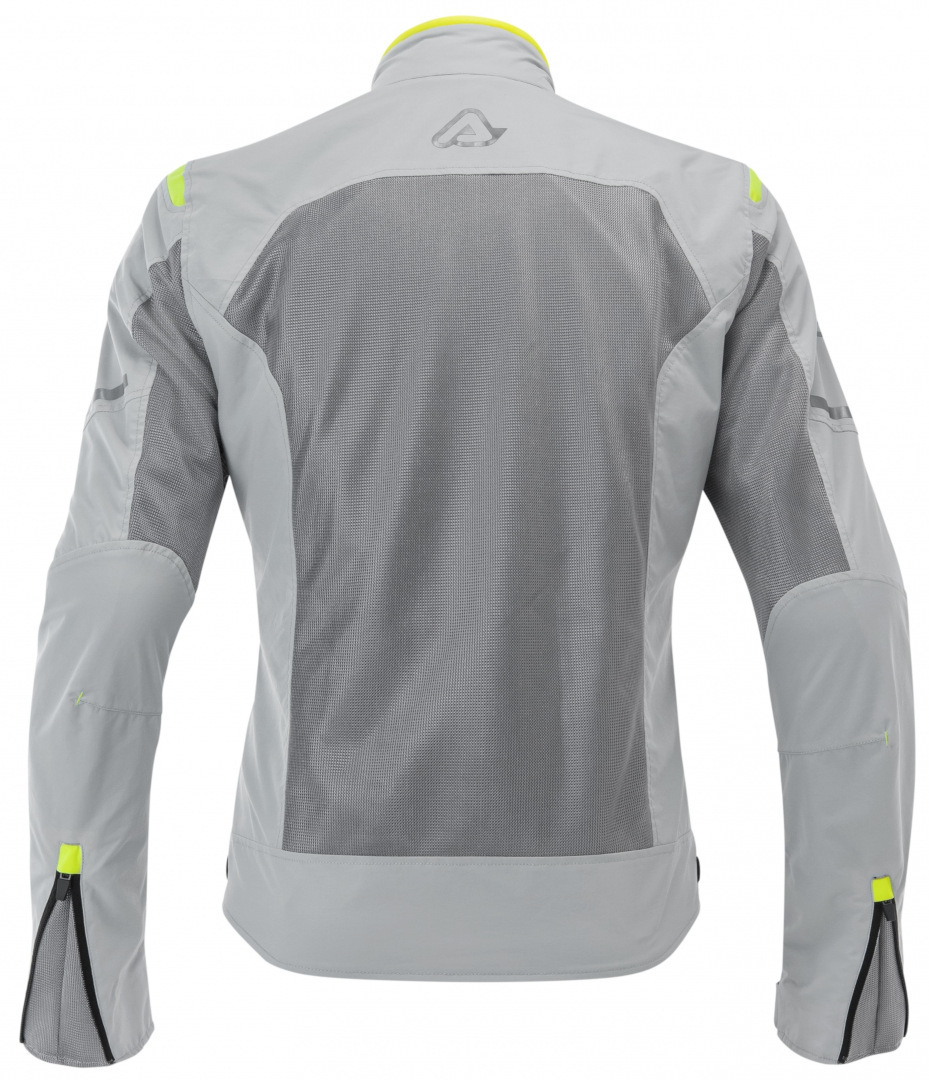 Acerbis Ramsey Vented Motorrad Textiljacke grau/gelb S Abbildung 2