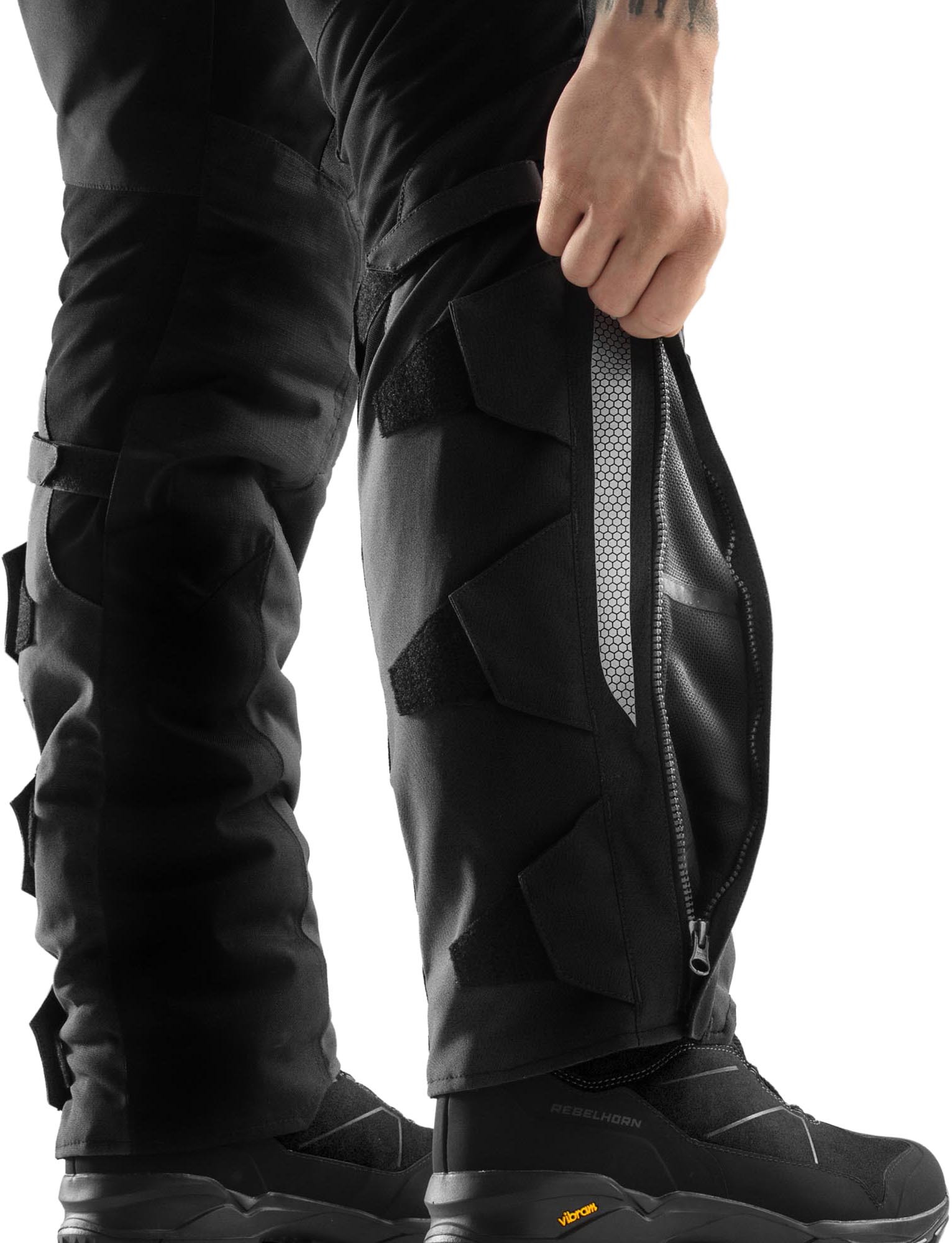 Rebelhorn Hardy 3.0 wasserdichte Motorrad Textilhose schwarz/grau M Abbildung 11