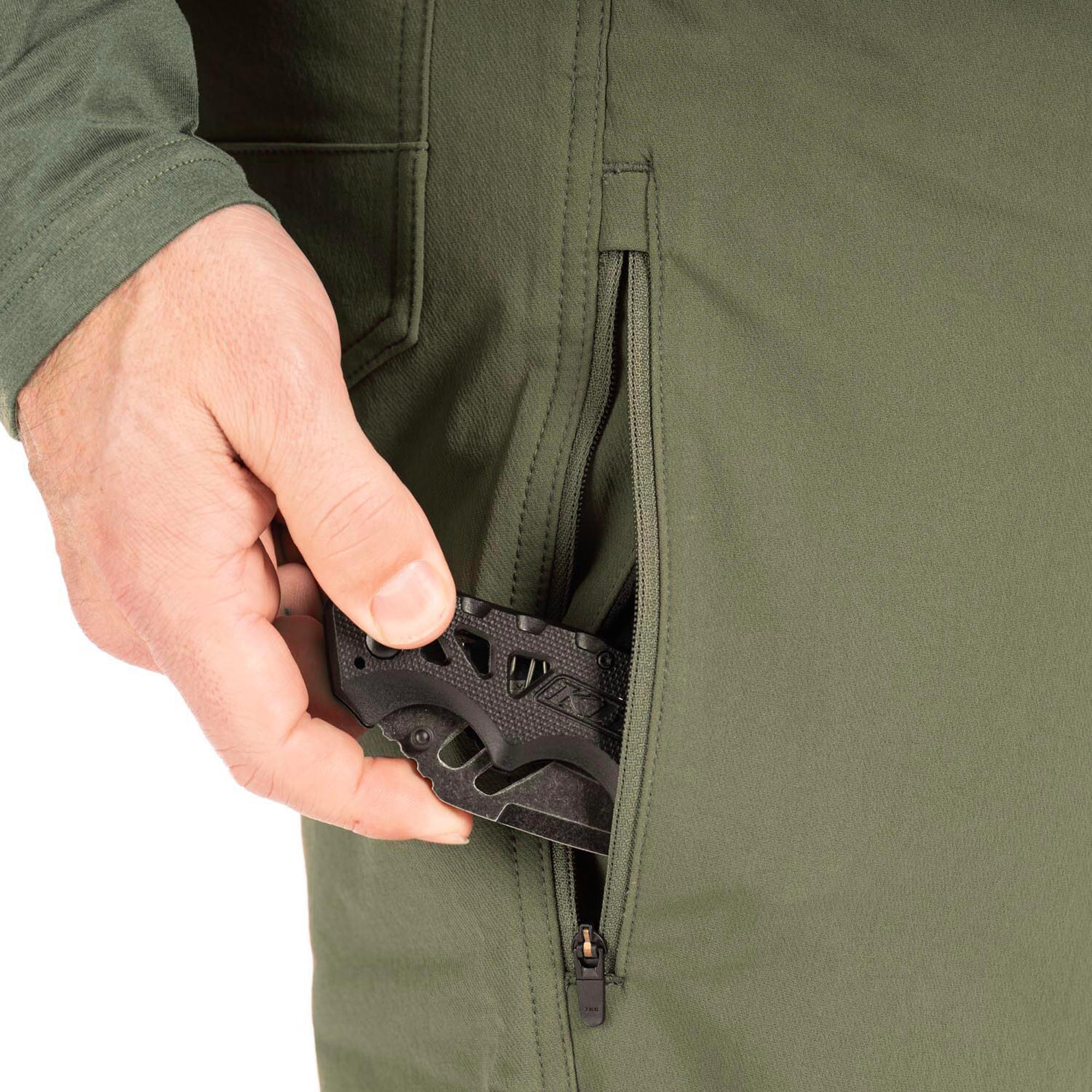 Klim Transition Pantalon textile à carapace molle Vert 38 Figure 6