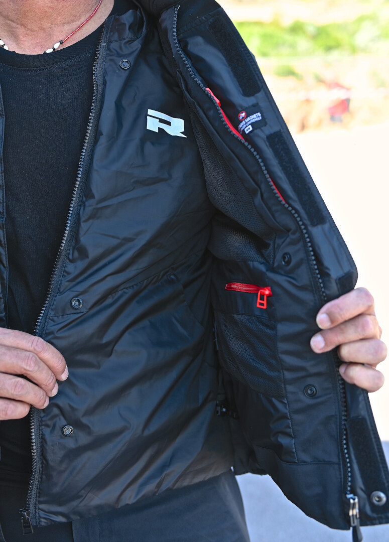 Richa Infinity 3 Pro waterproof Motorcycle Textile Jacket black/grey/red XXL Figure 12