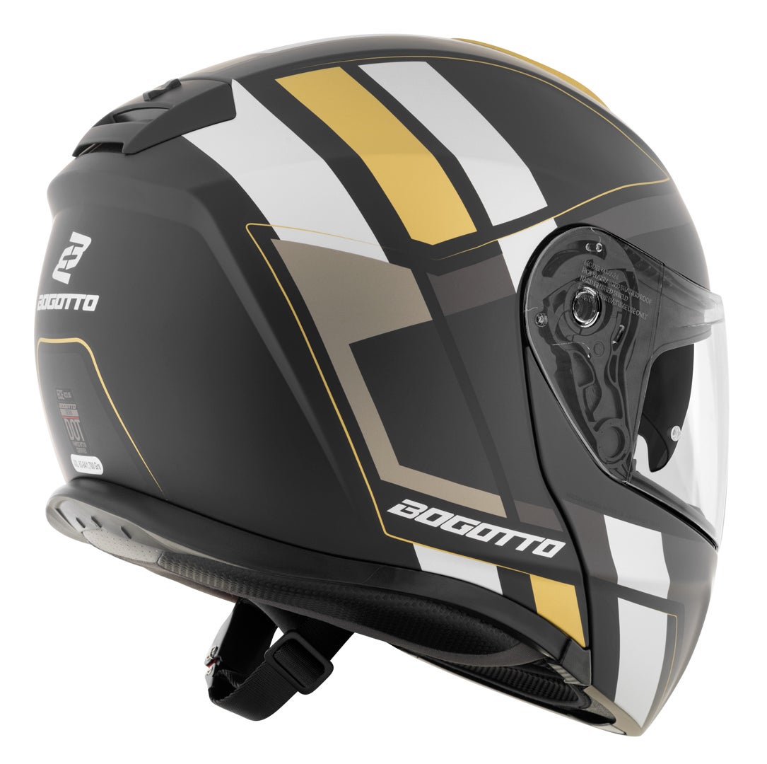 Bogotto FF403 Murata casque rabattable Noir/Or L (59/60) Figure 4