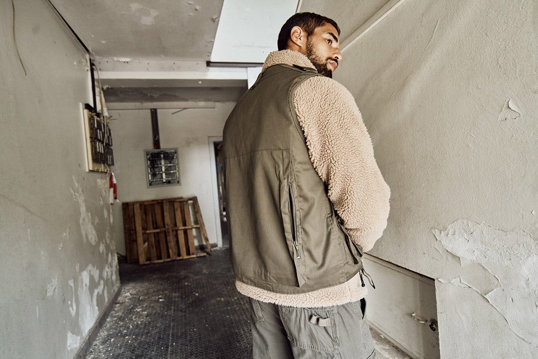 Side view of Brandit Hunting Vest