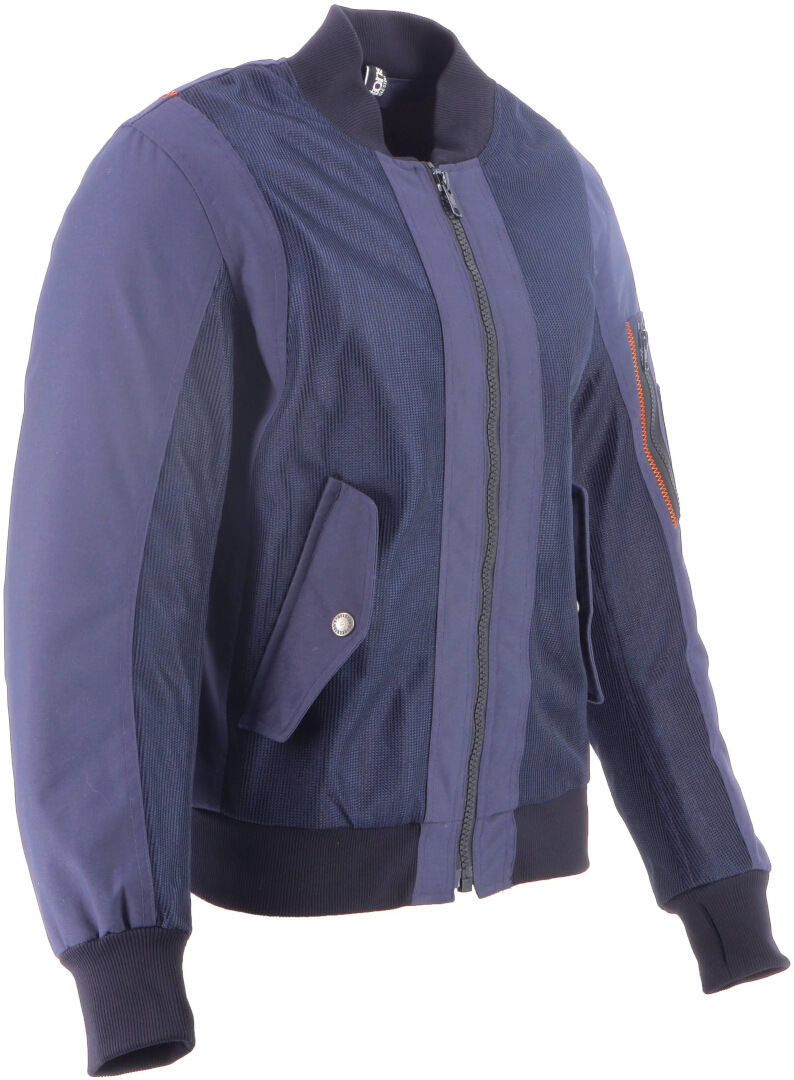 Helstons Elisa Ladies Motorcycle Textile Jacket blue L Figure 4
