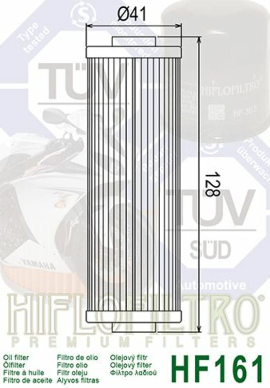 Hiflofiltro Oljefilter - HF161 Figur 3