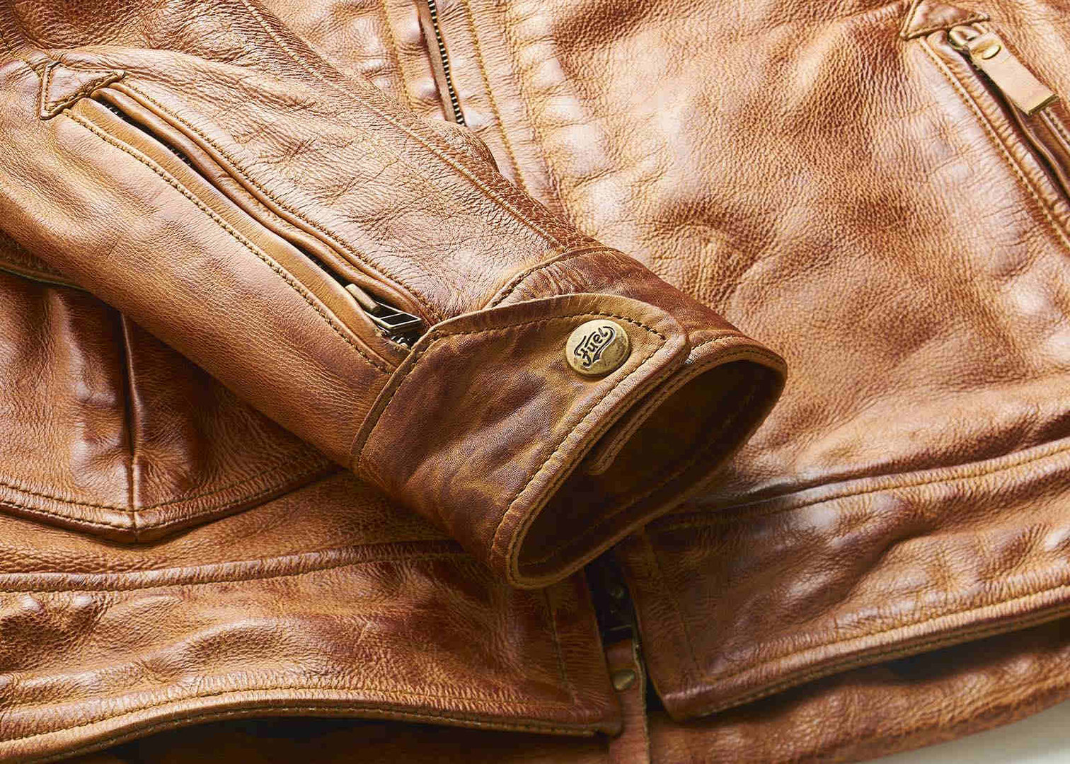 Fuel Bourbon Jachetă de piele de motocicletă M Figura 6