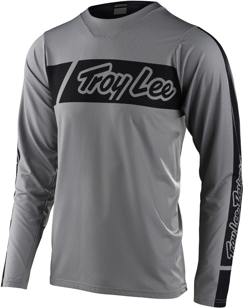 Troy Lee Designs Skyline Air Vox Cykel Jersey grå S Figur 1
