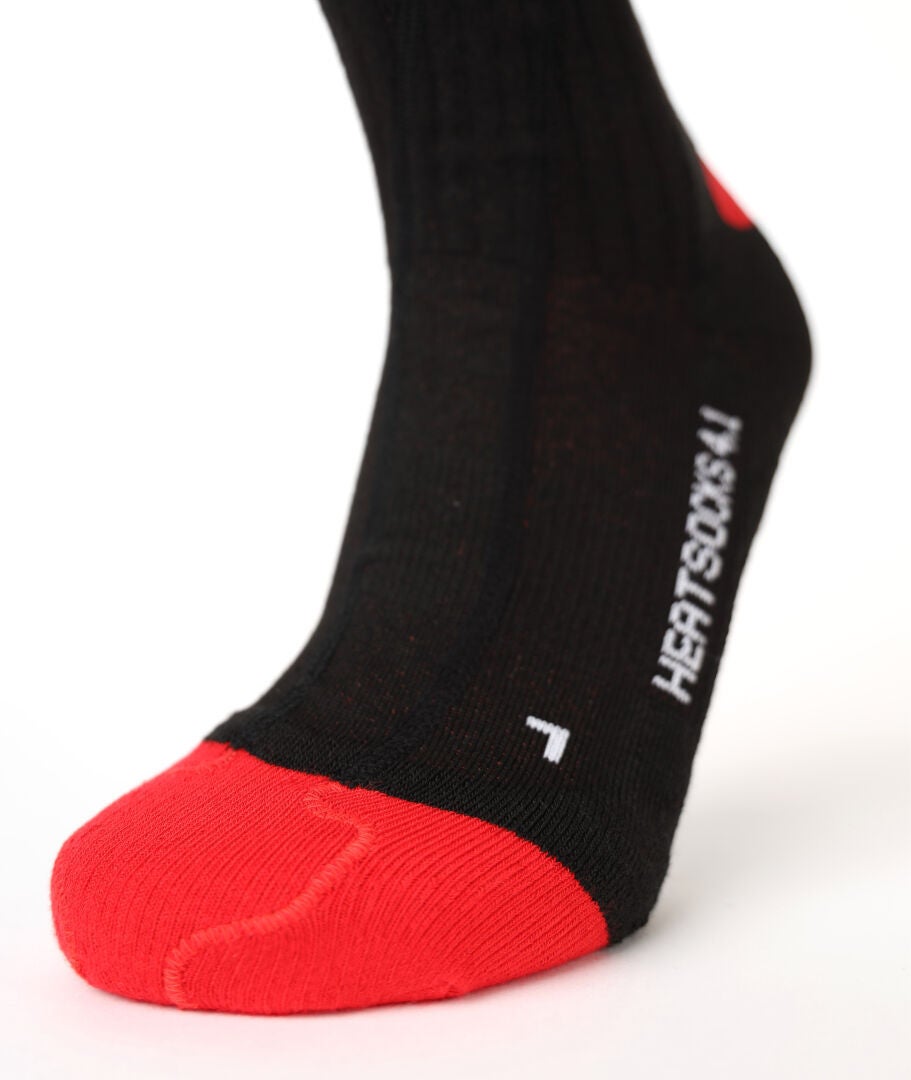 Lenz Heat Sock 4.1 Toe Cap beheizbare Socken schwarz/rot 31-34 Abbildung 4