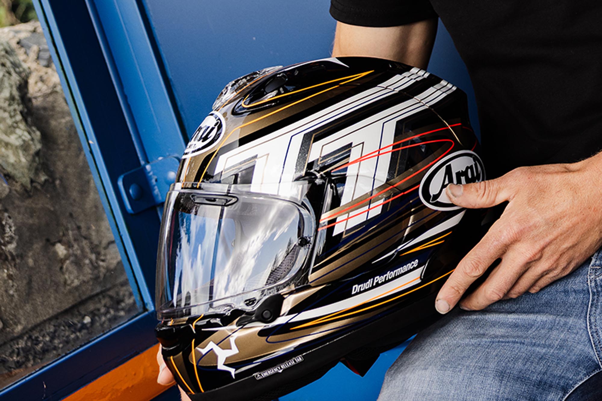 Arai RX-7V Evo Isle Of Man TT 2026 Limited Editon Helm XL (60/61) Abbildung 3